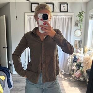 Bella Dahl Brown Button-Up Shirt